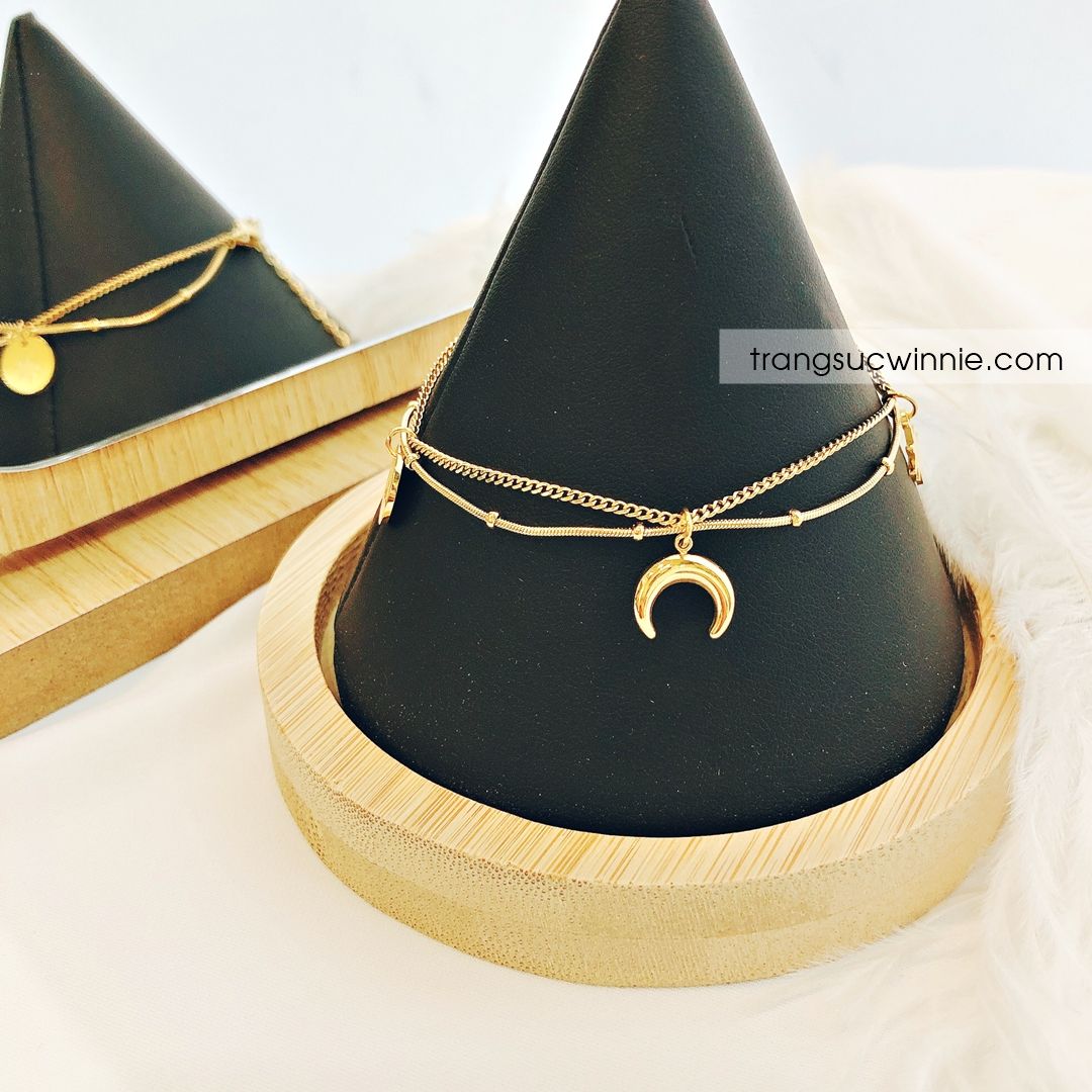  Lắc tay titan Cresent shine 