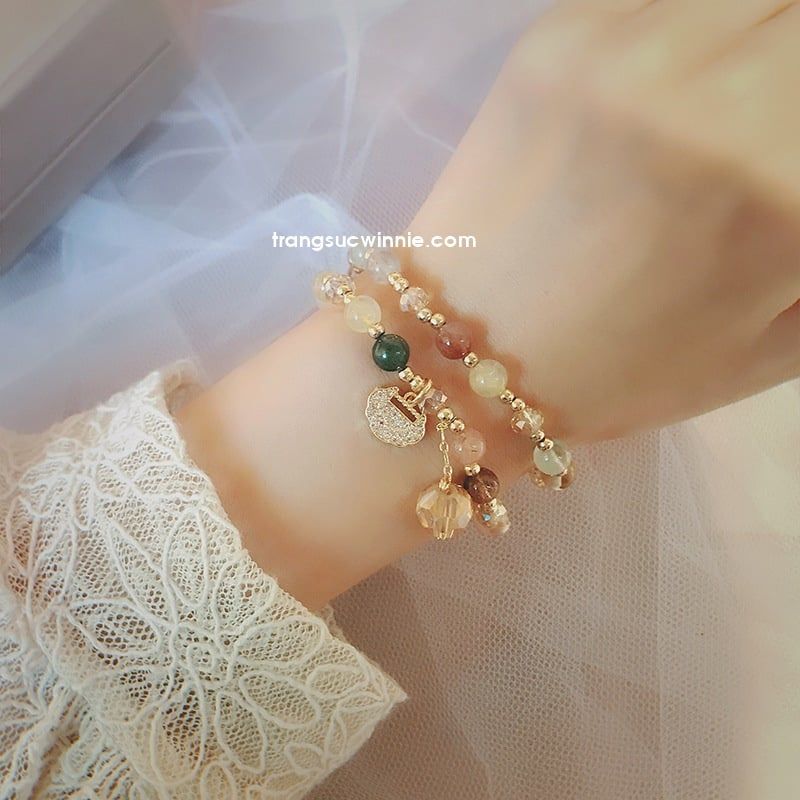  Lắc tay đá Bách gia 