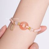  Lắc tay dây Khấu hồng 