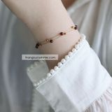  Lắc tay titan Garnet 