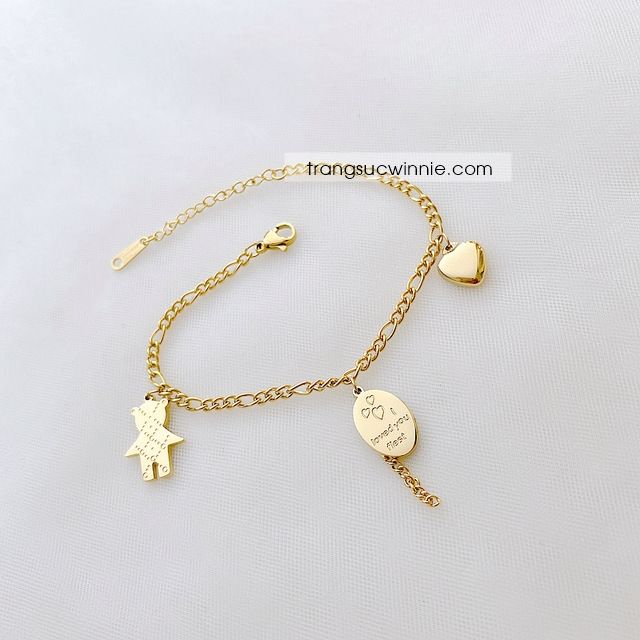  Lắc tay titan Gấu bông 