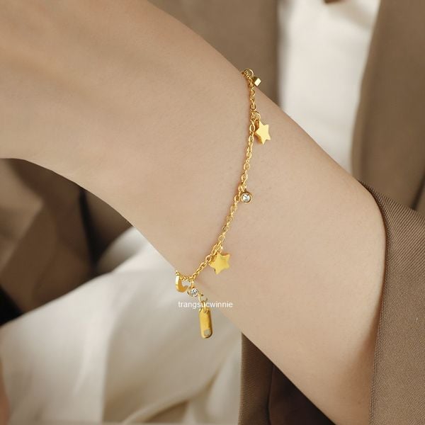  Lắc tay titan Golden star 