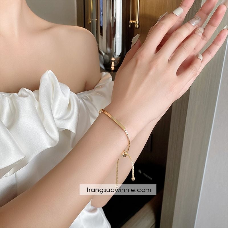  Lắc tay titan Golden tide 