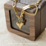  Lắc tay titan Heart peach chain VG 