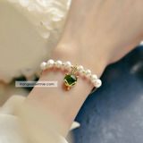  Lắc tay ngọc trai hồ ly xanh 