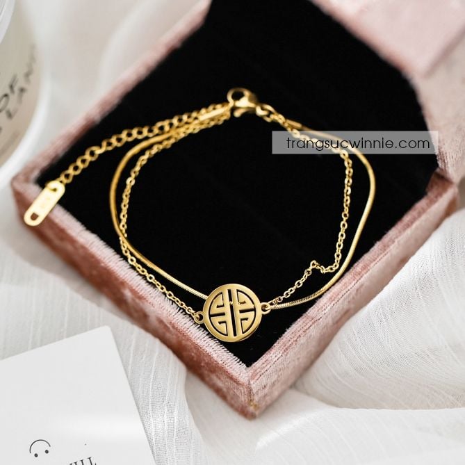  Lắc tay titan Song hỷ 