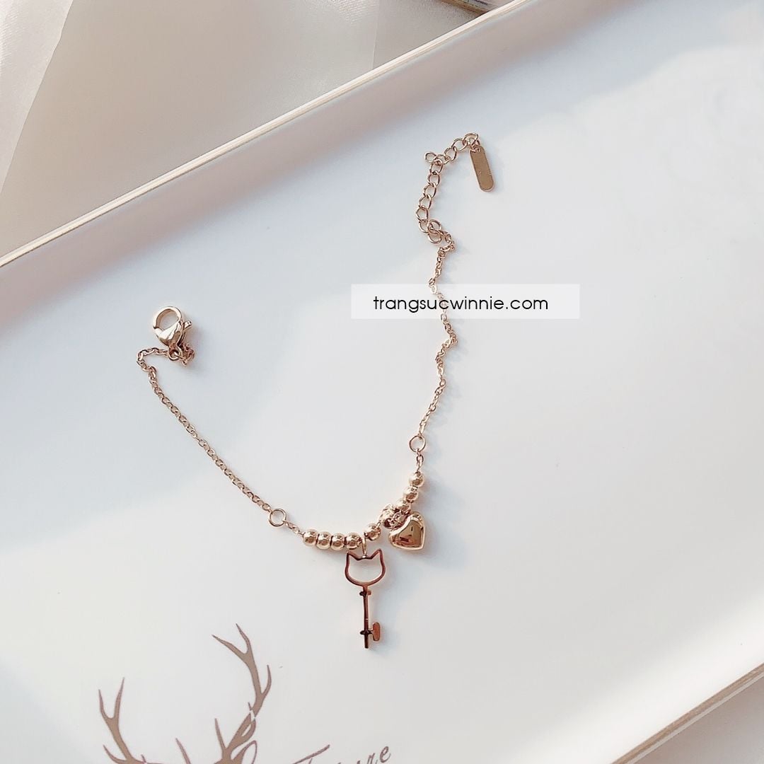 Lắc tay titan Key2heart 
