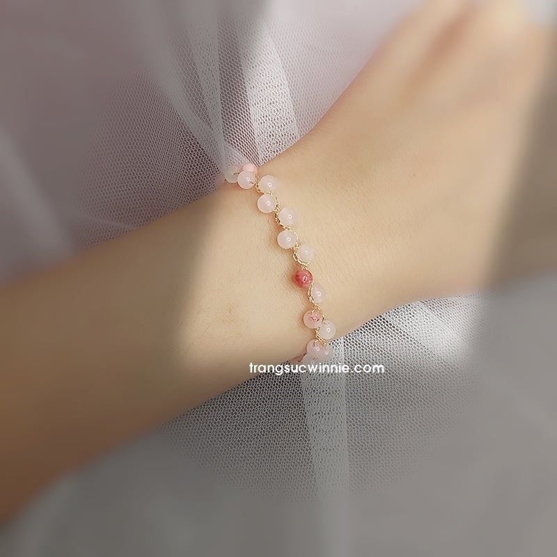  Lắc tay Kim Sắc đỏ 
