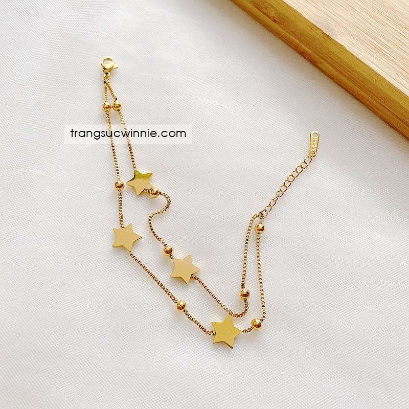 Lắc tay titan Layer Star 