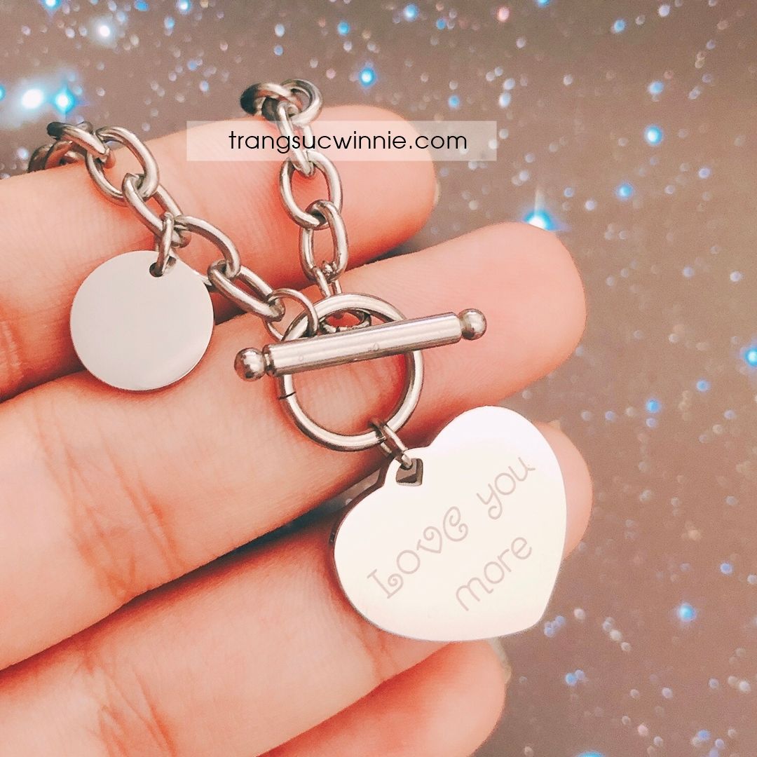 Lắc tay titan Love you more 