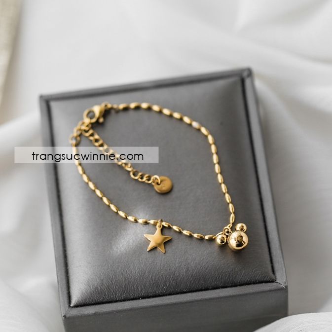  Lắc tay titan Mickey Star 