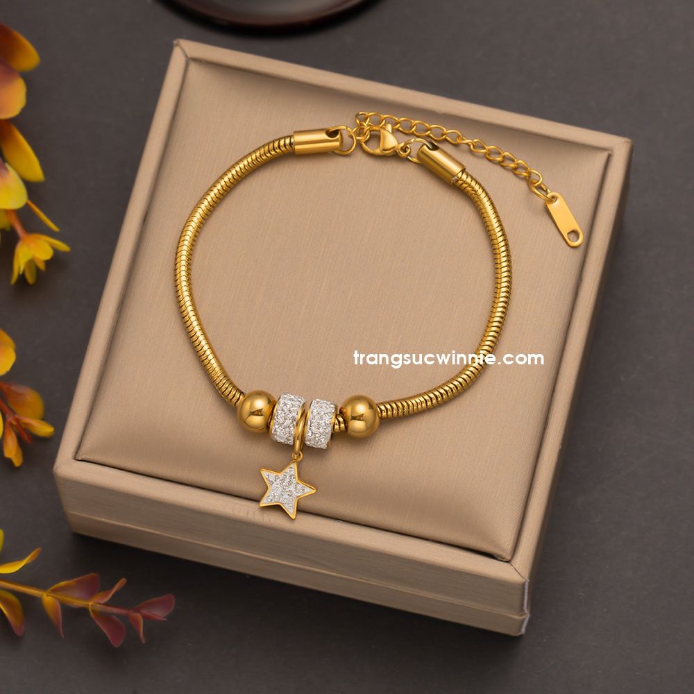  Lắc tay titan Naky charm 