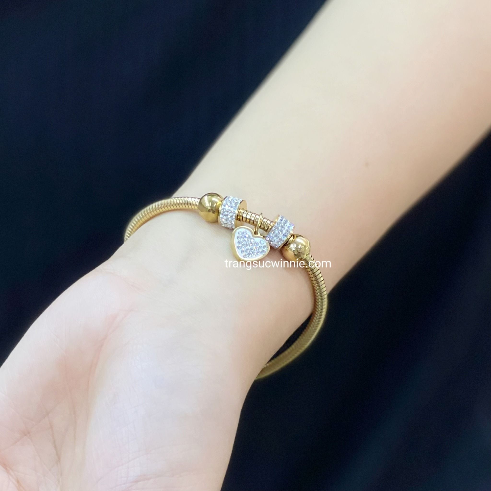  Lắc tay titan Naky charm 