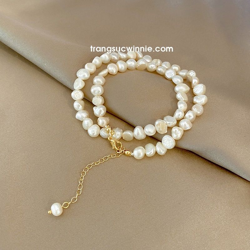  Lắc tay Ngọc trai thô 