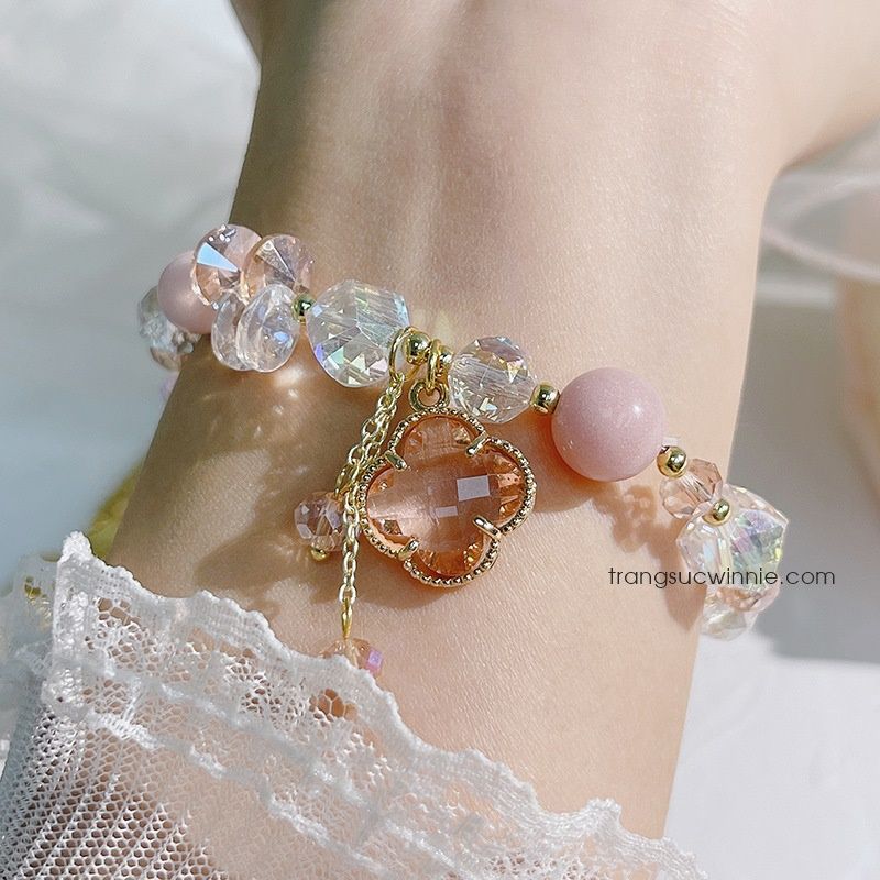  Lắc tay Pha lê Clover 