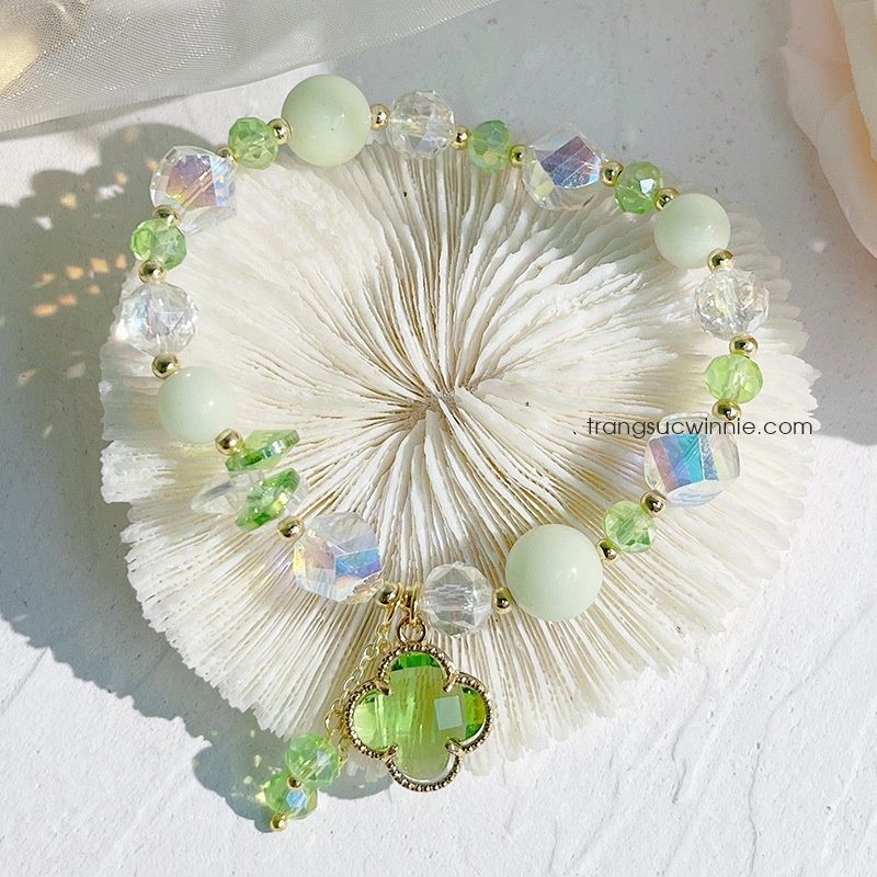  Lắc tay Pha lê Clover 