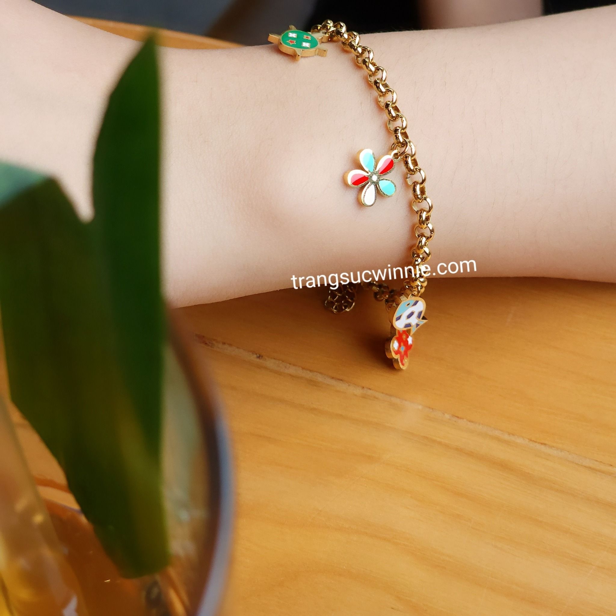  Lắc tay titan Rùa cá 