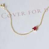  Lắc tay Bạc S925 Mono Pink heart 