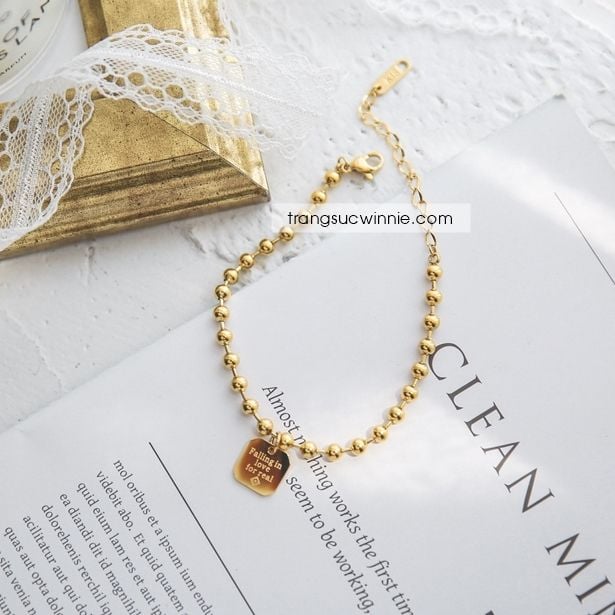  Lắc tay titan Square bi 