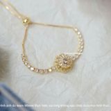  Lắc tay titan Thược dược trắng 