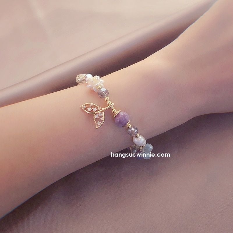  Lắc tay Tiểu ngư Tím 