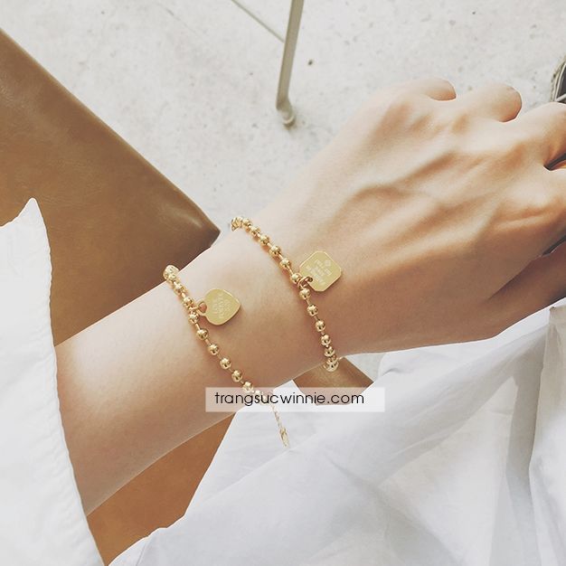  Lắc tay titan tim bi VG 