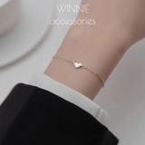  Lắc tay Bạc S925 Tim Ú 
