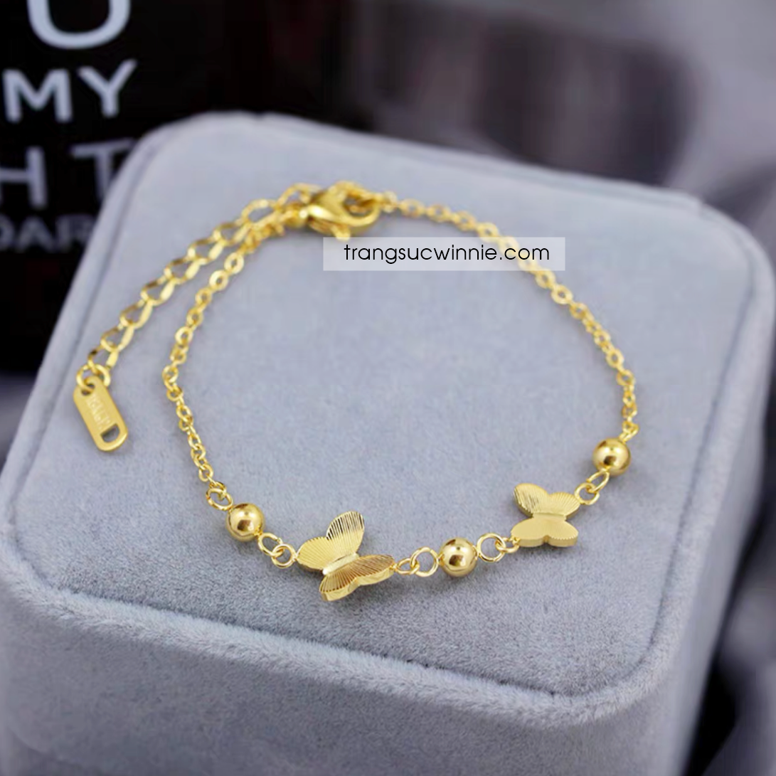  Lắc tay titan Tiny butterfly 