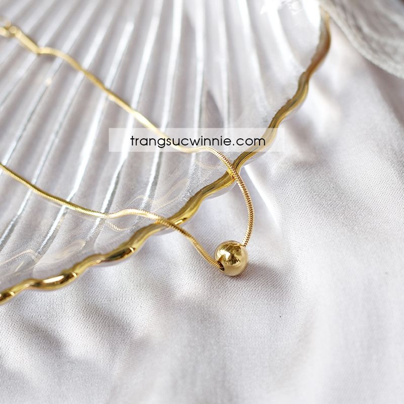  Lắc tay titan trơn mảnh dot 
