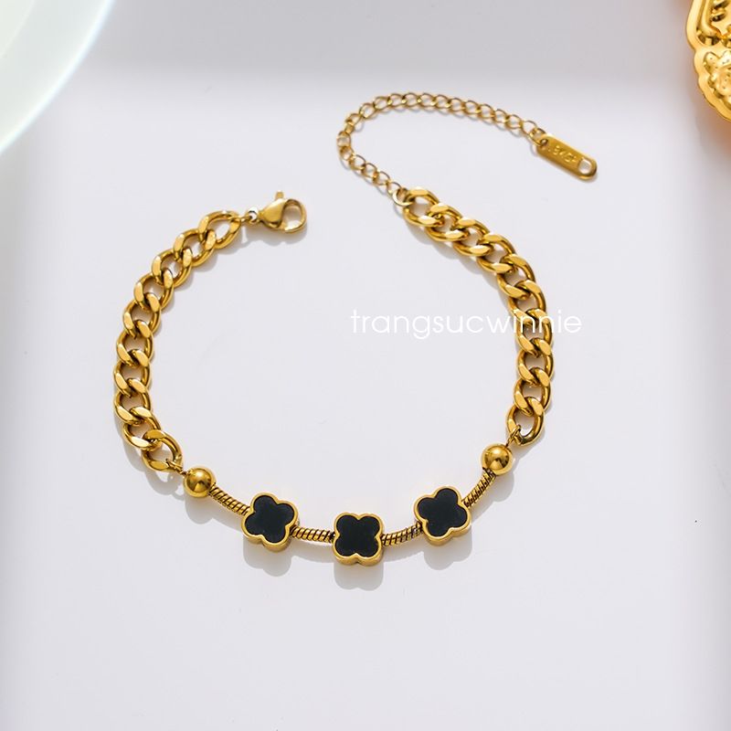  Lắc tay titan VCA 3 hoa 