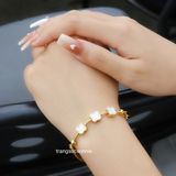  Lắc tay titan VCA 3 hoa 