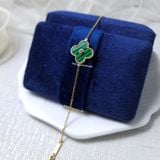  Lắc tay titan VCA xanh sọc 