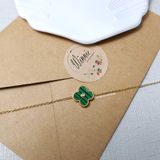  Lắc tay titan VCA xanh sọc 