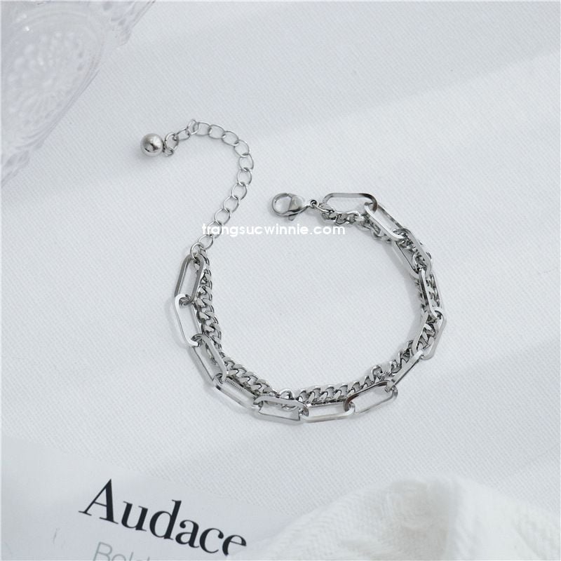  Lắc tay titan Xích đôi 