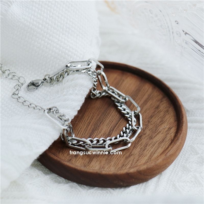  Lắc tay titan Xích đôi 