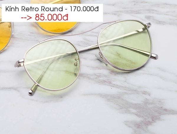  Retro round green 