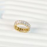  Nhẫn titan Baguette 