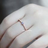  Nhẫn Bạc S925 Tiny Violet B 