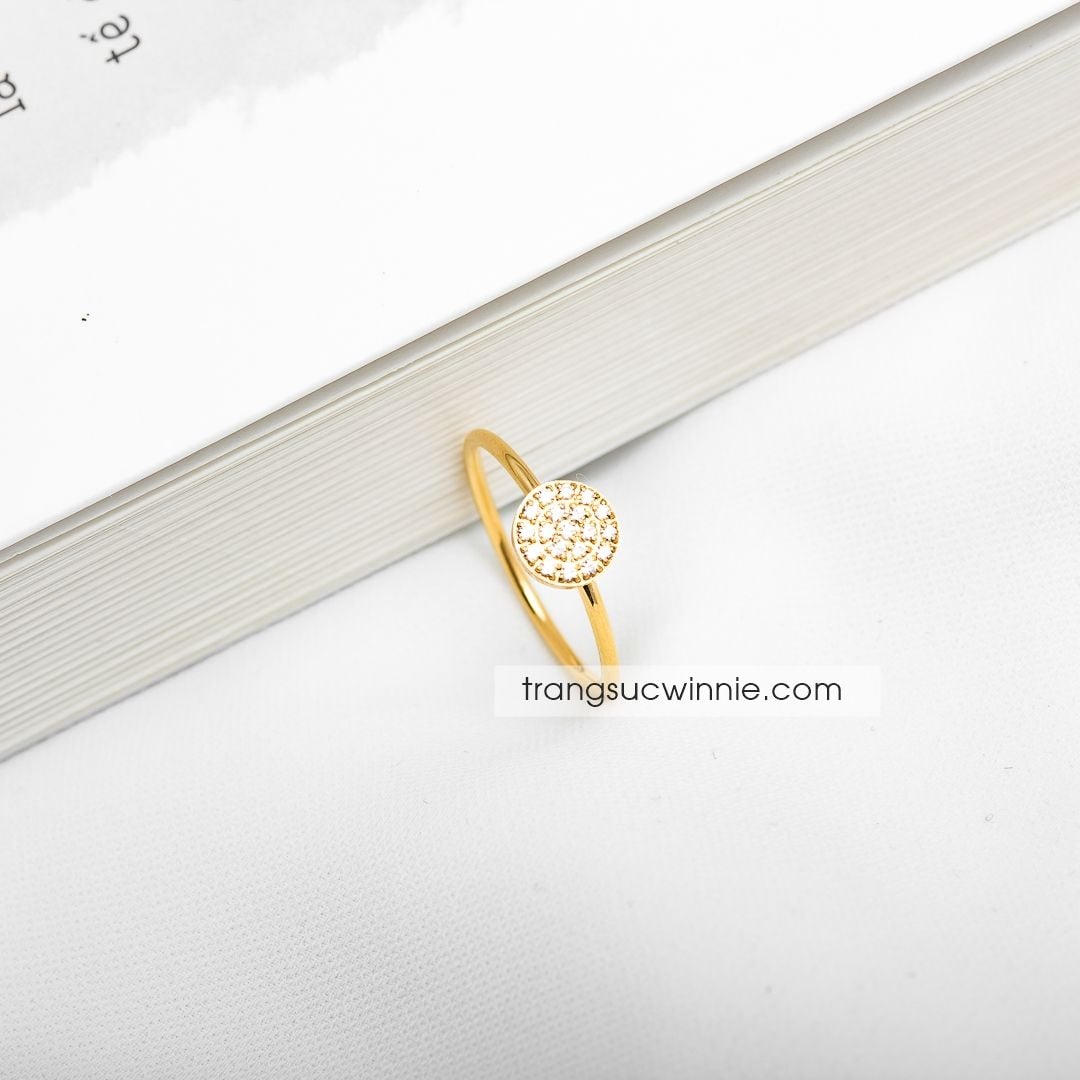  Nhẫn titan Charm 