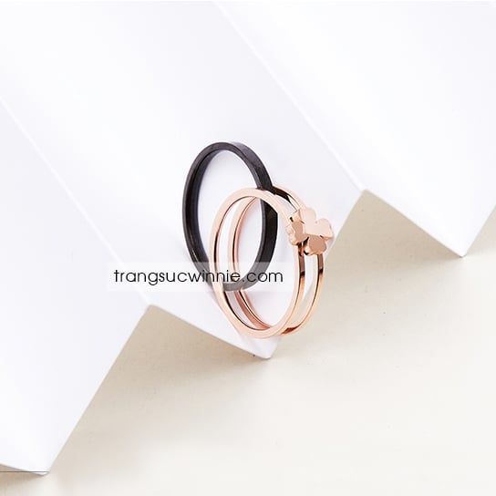  Nhẫn titan clover F 