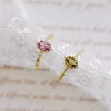  Nhẫn Bạc S925 Magarita pink 