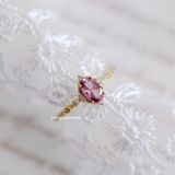  Nhẫn Bạc S925 Magarita pink 