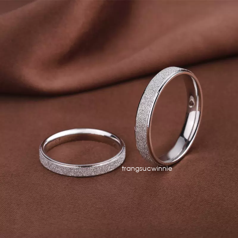  Nhẫn titan Matte 4mm B 