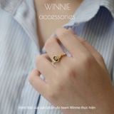  Nhẫn Bạc S925 Peridot Oval 