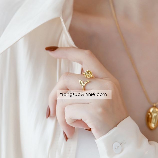  Nhẫn titan Rose 