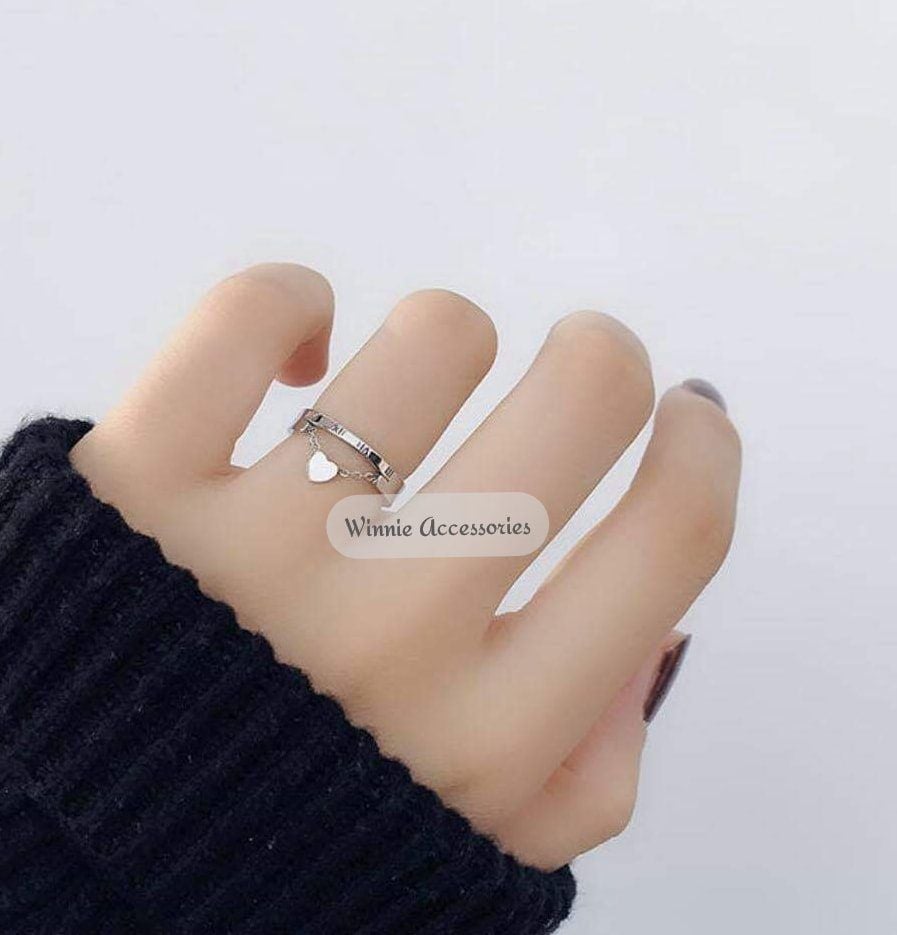  Nhẫn titan Tim min B 