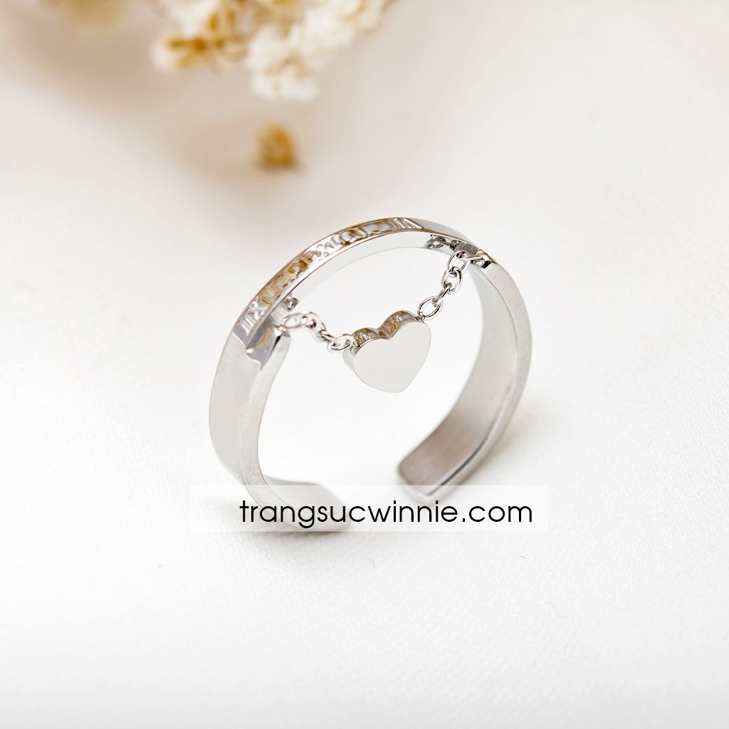  Nhẫn titan Tim min B 