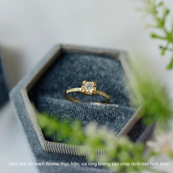  Nhẫn titan Square Stone VG 