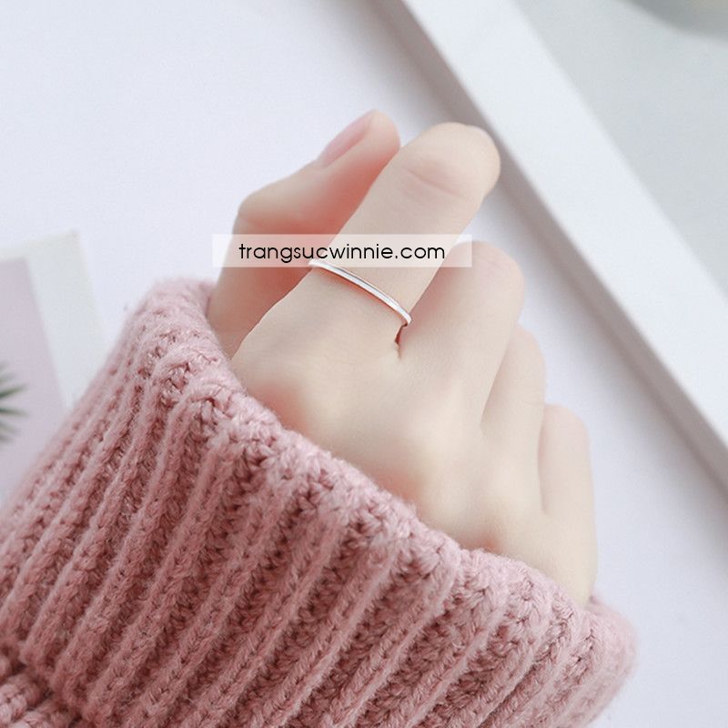  Nhẫn titan White midi 