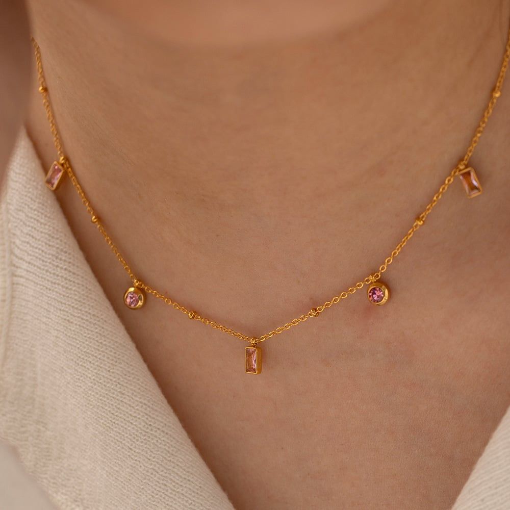  Dây chuyền titan Pinky 